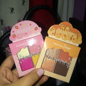 ColourPop Sundae Funday and Triple Scoop Eyeshadow Palettes